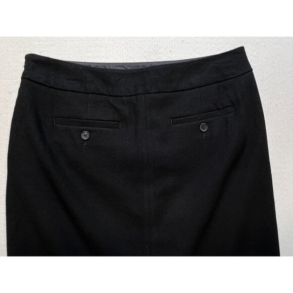 Eddie Bauer Women's Wool Straight & Pencil Skirt Mercer Fit Size 4 Black Stretch - Picture 11 of 11